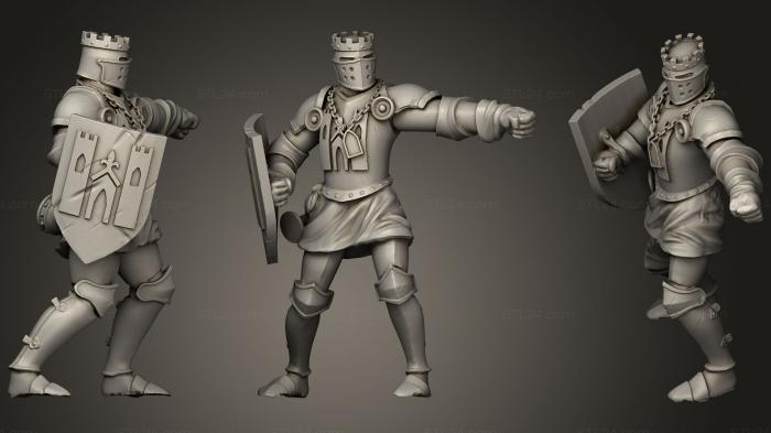 Figurines simple (Questing Knight3, STKPR_1052) 3D models for cnc